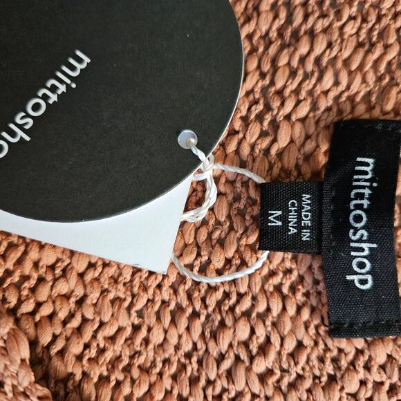 Mittoshop sweater, distressed, sienna. Size S. NWT.  #897 - Picture 3 of 4